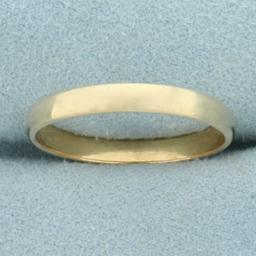 Wedding Band Ring In 14k Yellow Gold