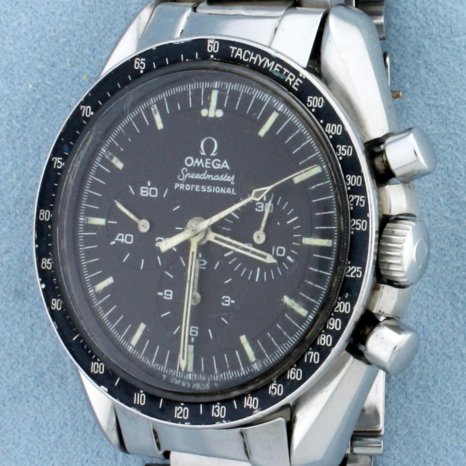 Mens Vintage Omega Speedmaster Professional Moon Watch 145.022-69