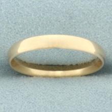 Wedding Band Ring In 14k Rose Gold