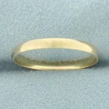 Thin Band Ring In 10k Yellow Gold