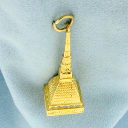 Mole Antonelliana Pendant In 18k Yellow Gold