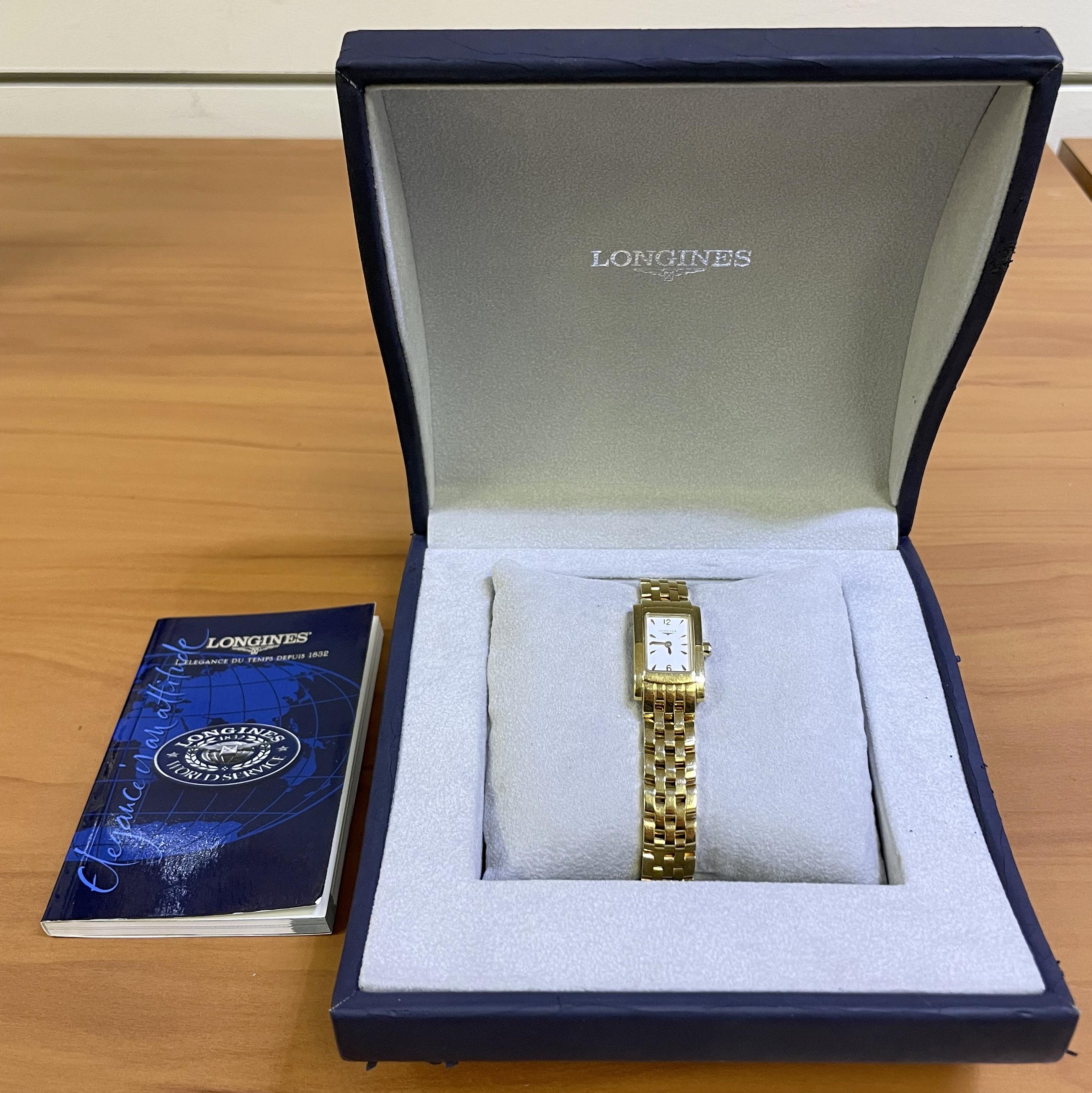 Womens Longines Dolce Vita Watch L51586166 In Solid 18k Yellow Gold