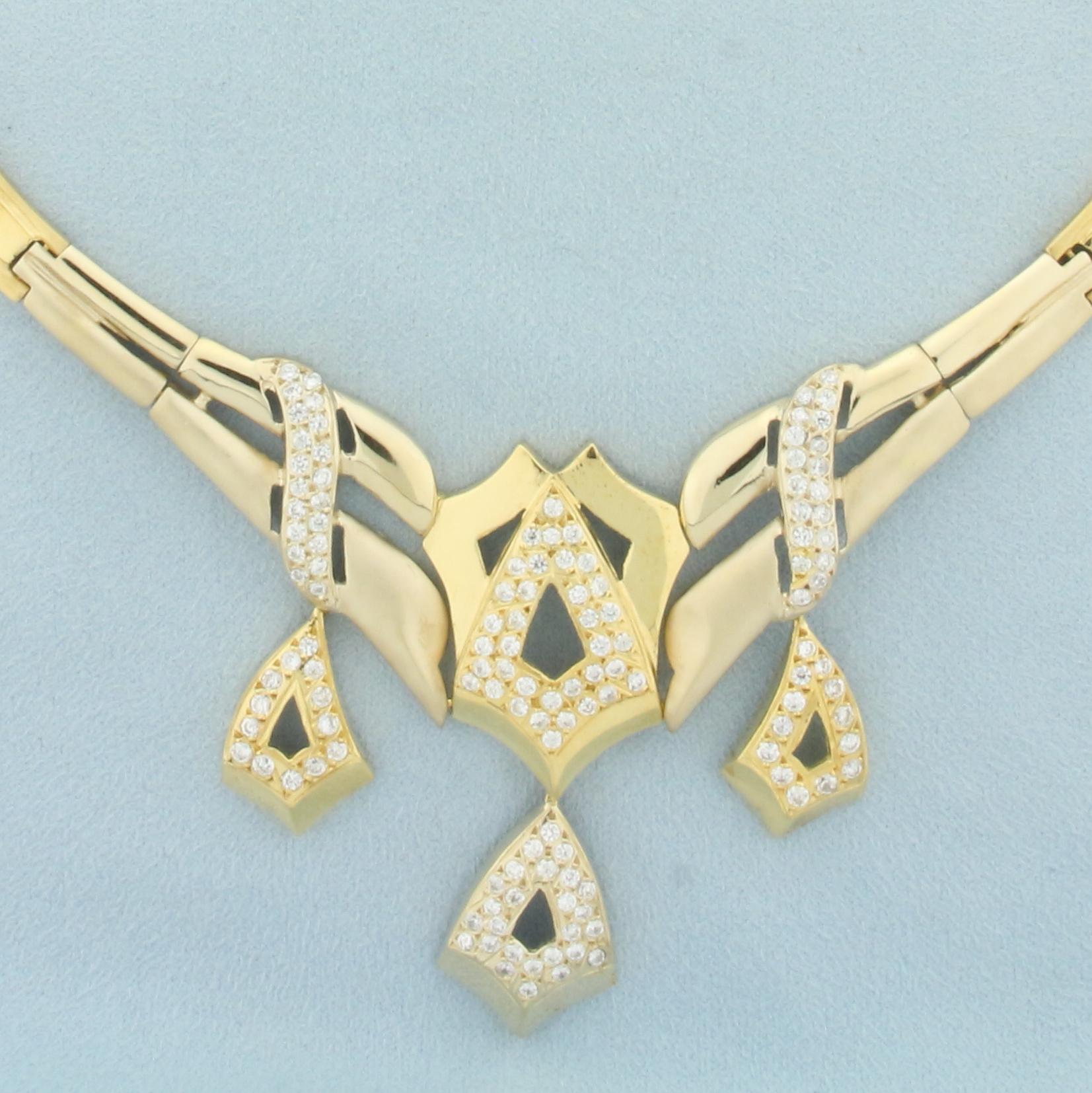 5 Piece Jewelry Set Ring Earrings Necklace Bracelet In 18k Yellow Gold