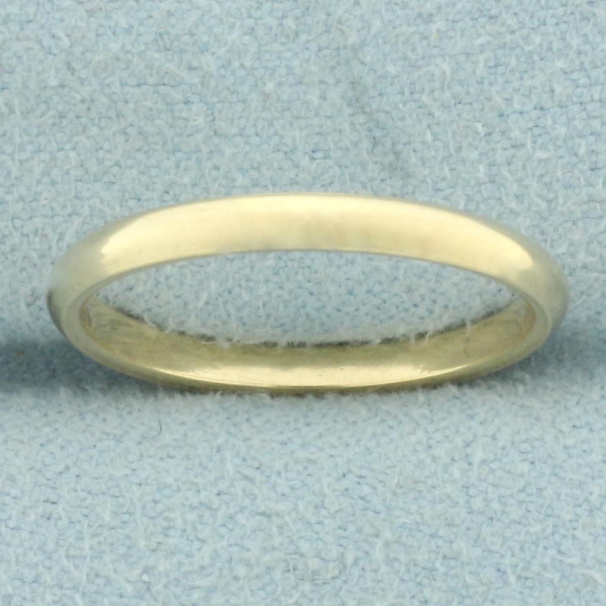 Thin Band Ring In 14k Yellow Gold