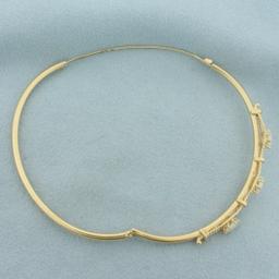 Opal Rope Design Bangle Bracelet In 14k Yellow Gold
