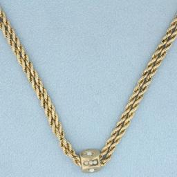 Antique Victorian Opal Long Guard Opal Chain In 14k Yellow Gold