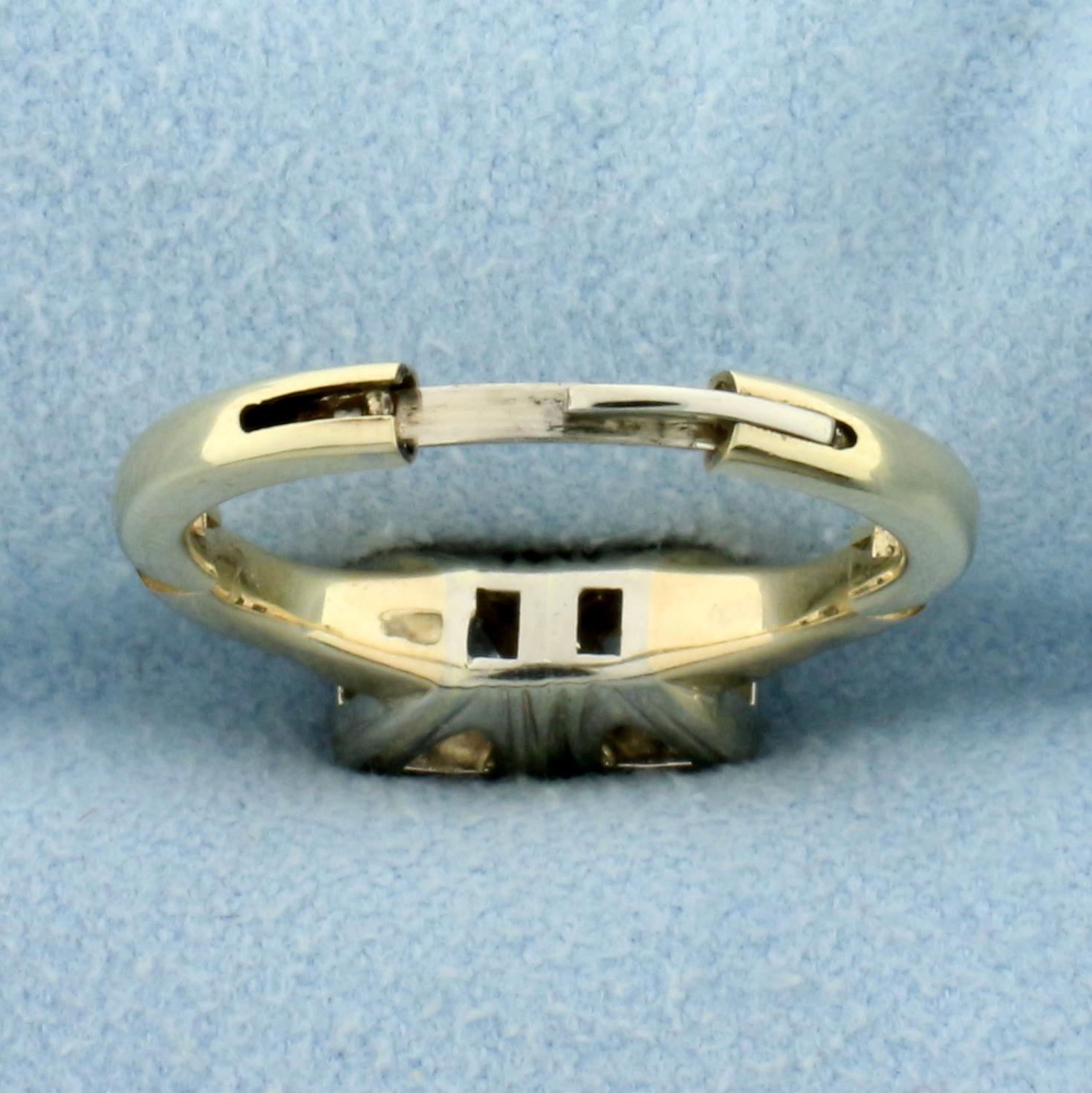 Vintage Two Stone Old European Cut Diamond Friendship Ring With Expandable Shank In 14k Yellow Gold