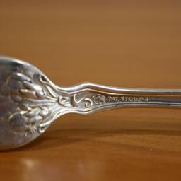 Simpson Hall And Miller Co. Stratford Antique Art Nouveau Twenty Two Piece Sterling Silver Flatware