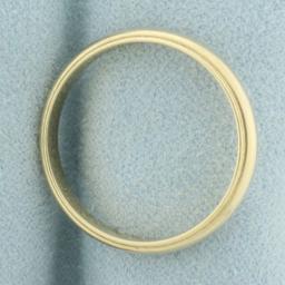 Milgrain Beaded Edge Wedding Band Ring In 14k Yellow Gold