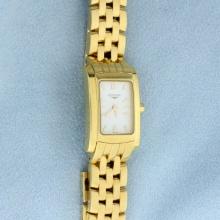 Womens Longines Dolce Vita Watch L51586166 In Solid 18k Yellow Gold