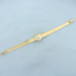 Ladies Vintage Hamilton Manual Wind Watch In Solid 14k Yellow Gold