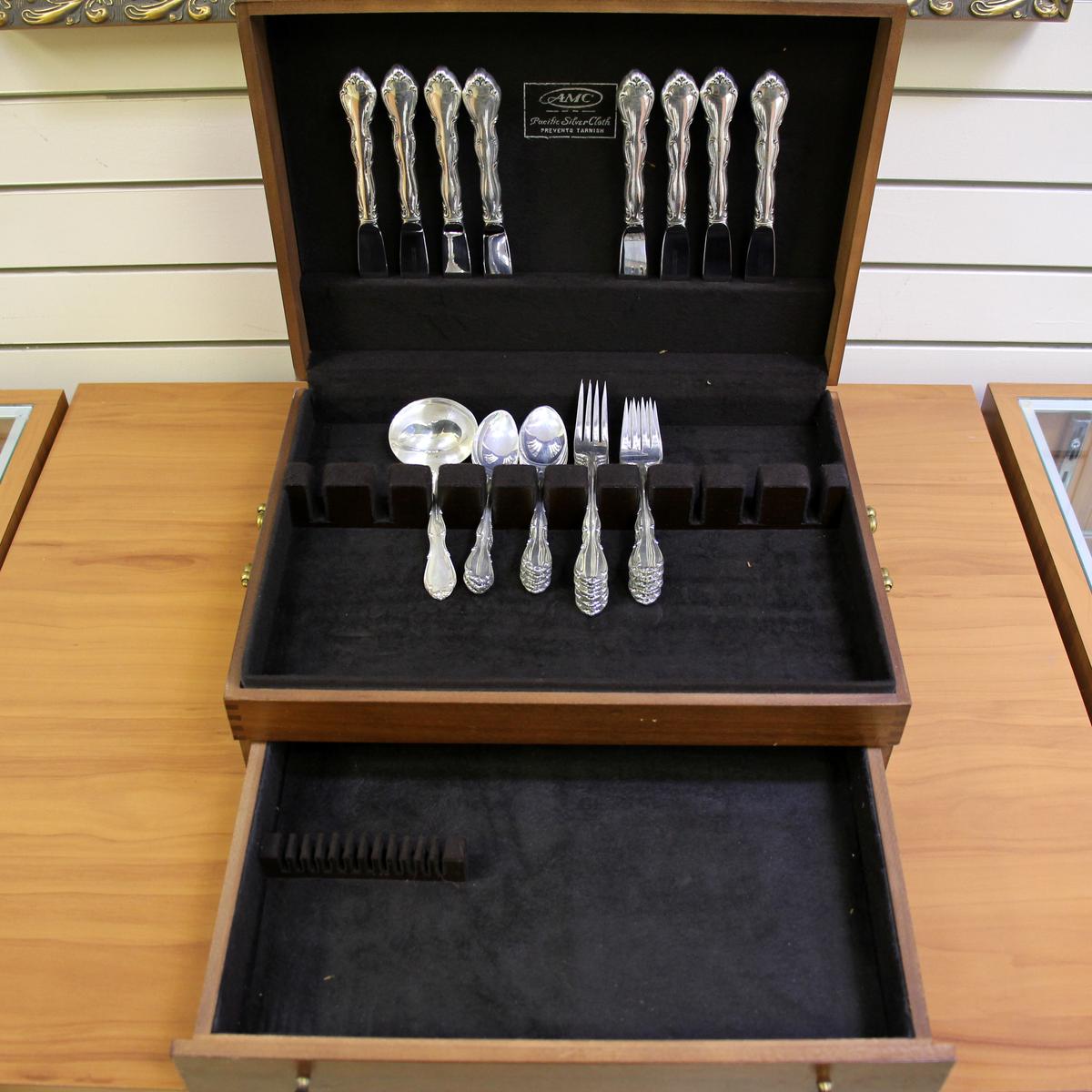 Towle "fontana" Sterling Silver Flatware 35 Piece Set