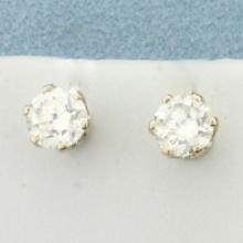 1.25ct Tw Diamond Stud Earrings In 14k White Gold