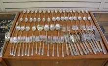 International Silver Blossom Time Sterling Silver 81 Piece Flatware Set