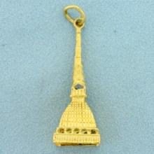 Mole Antonelliana Pendant In 18k Yellow Gold