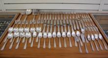 80 Piece Vintage Kirk Stieff Corsage Sterling Silver Flatware Set