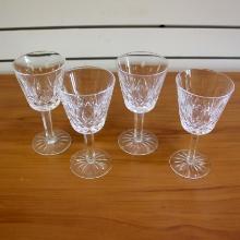 Waterford Lismore Claret Wine Glasses Set Of 4