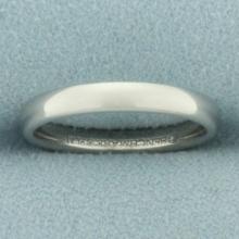 Womens Wedding Band Ring In Platinum