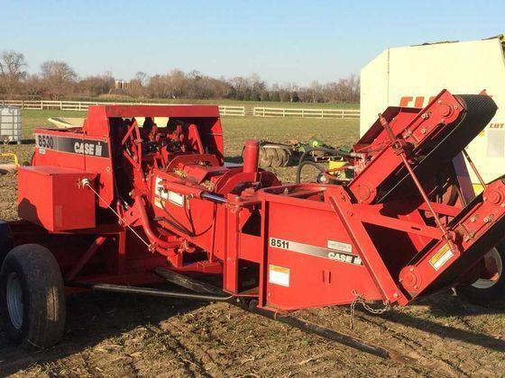 Case IH 8530 inline baler w/ 8511 belt thrower