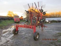 Andanatora AG 650 pto driven twin hub rotary rake,