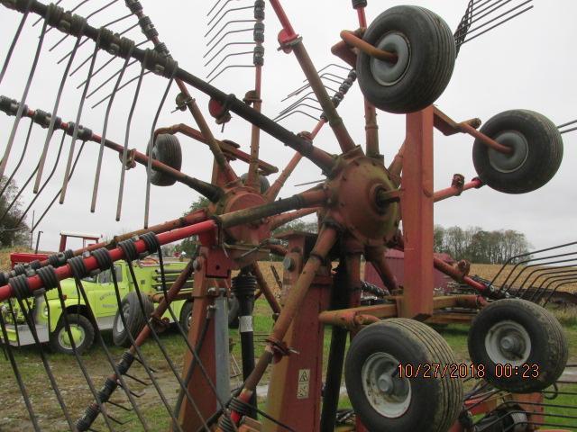 Andanatora AG 650 pto driven twin hub rotary rake,