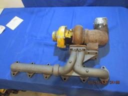 IH Factory built DT 360 manifold, turbo and with vertical exhaust