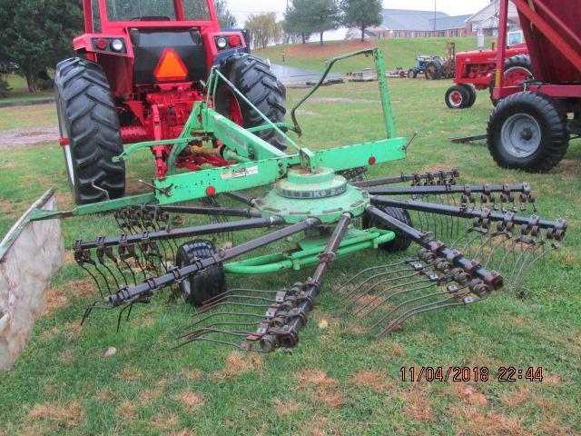 Deutz Fahr # Ks 4.42 semi mount 3 pt rotary rake