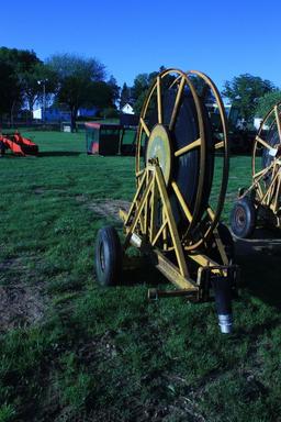 Rainbow flat hose reel type water winch