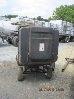 Easy Rake trailer type Leaf Vac/blower with 8 HP Briggs Industrial plus engine, in good shape