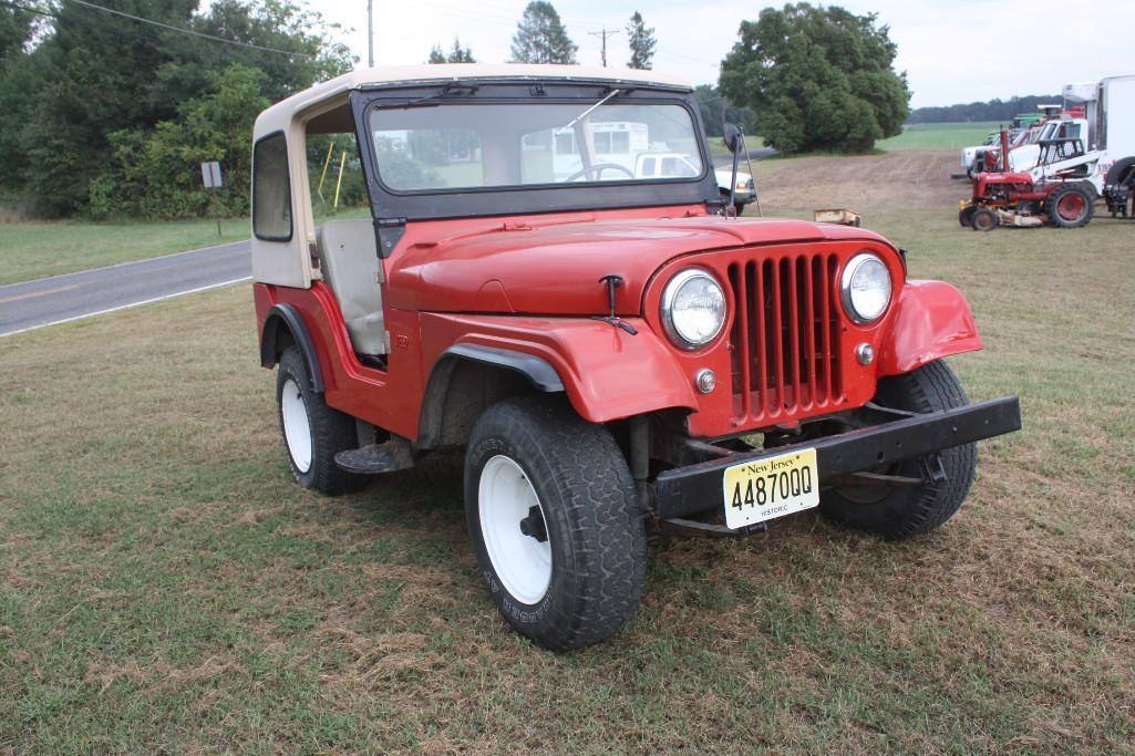 1961 Willy's Jeep, S# 57548123228, 1 owner, 4 cylinder engine