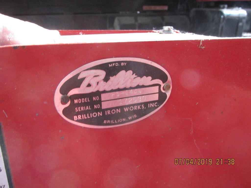 Brillion 12' stalk shredder, late model machine with new blades