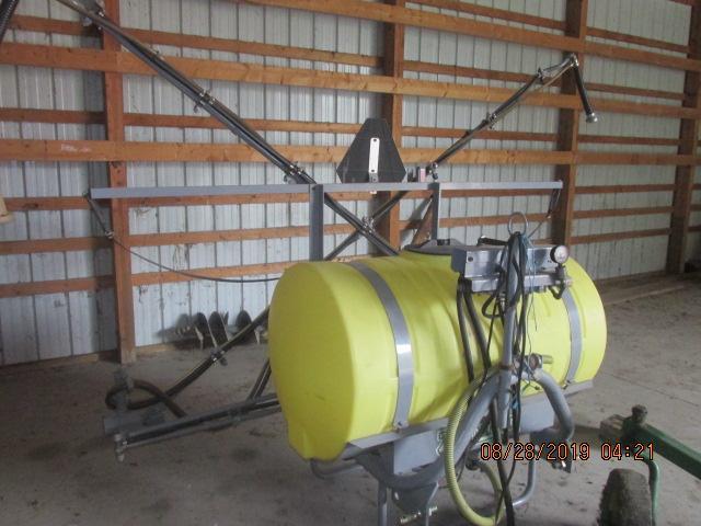 Zimmermann 3 pt spray boom with tank 30'