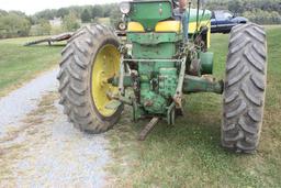 JD 730-D electric start, on 15.5 X 38 tires,