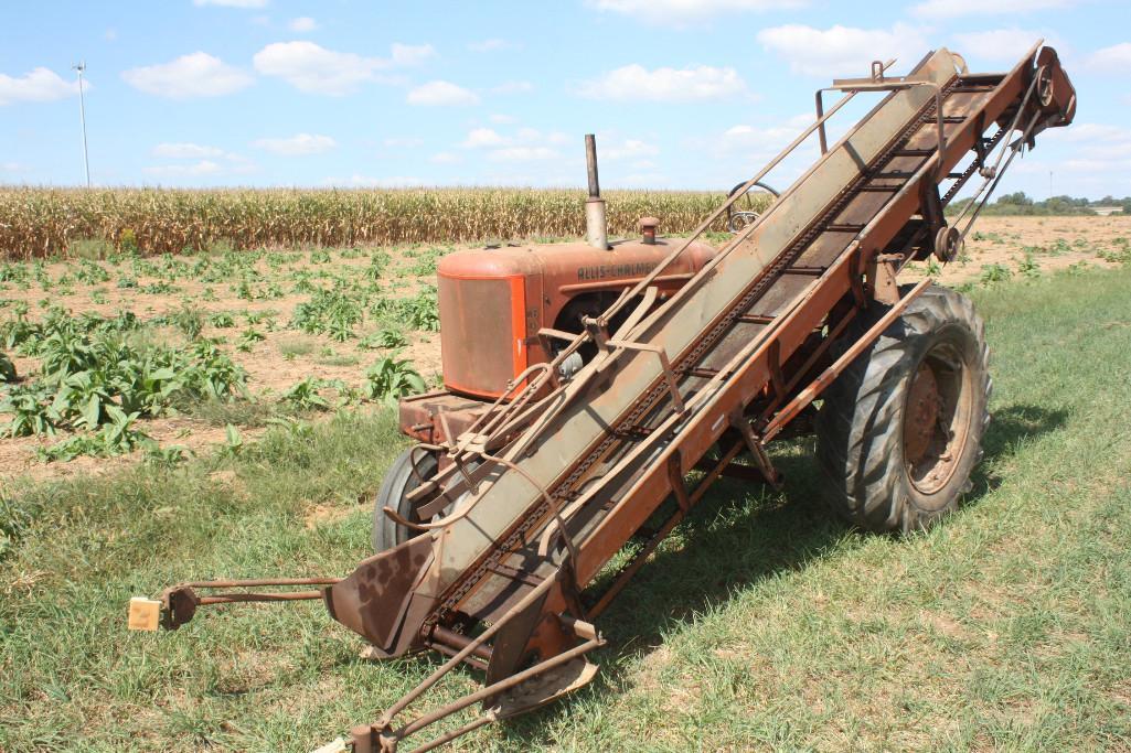 AC WD-45 with side mounted AC bale loader,