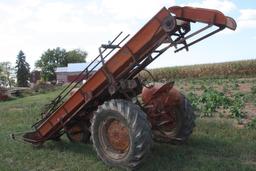 AC WD-45 with side mounted AC bale loader,