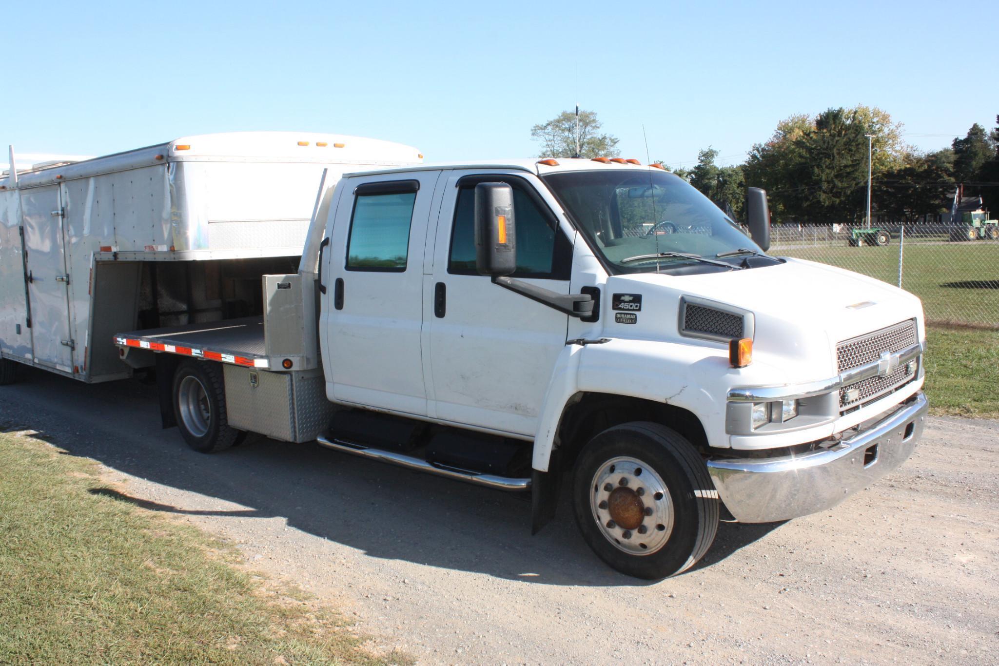 2003 Chev 4500 crewcab w Duramax and custom built bed