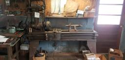 14" x 40" lathe used for polishing crankshafts