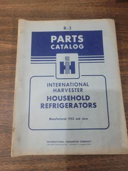 IH household refrigerators parts catalog