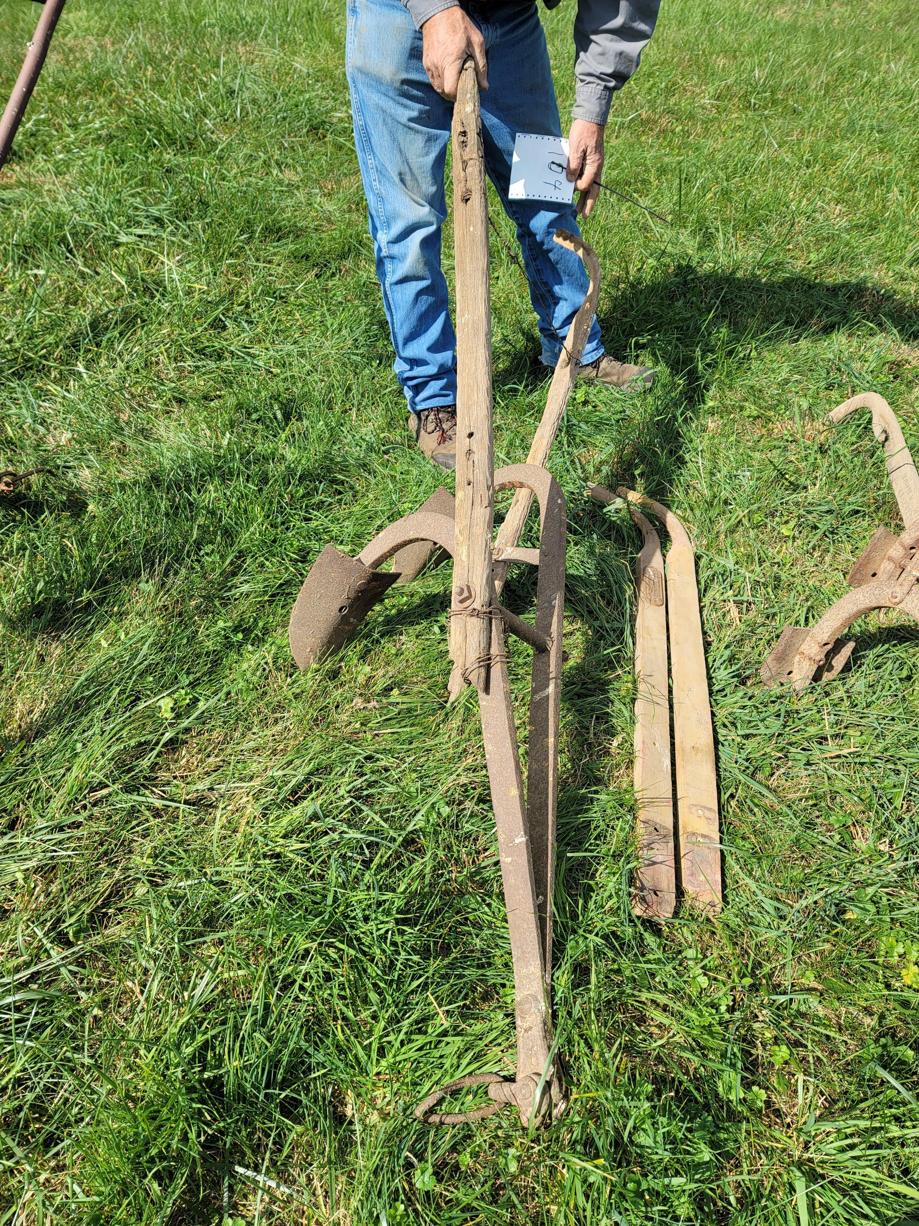 2 Horse drawn plows