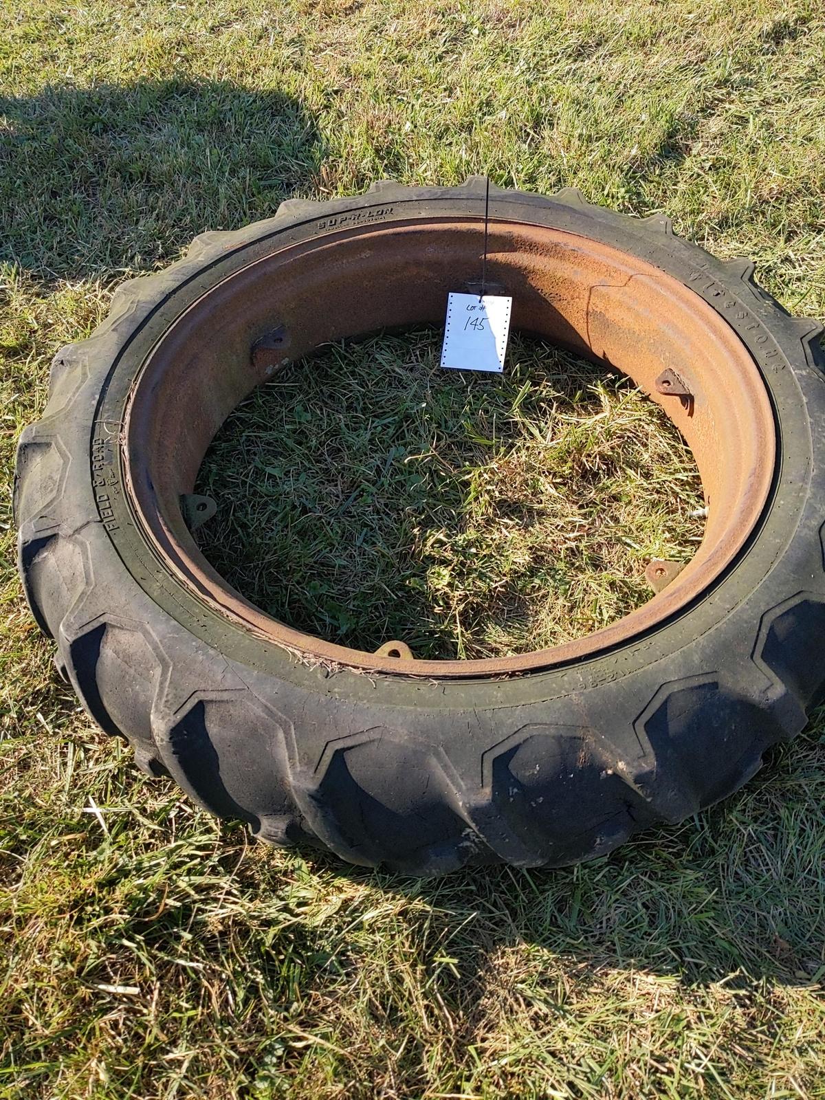 11.2 x 36 tire on rim