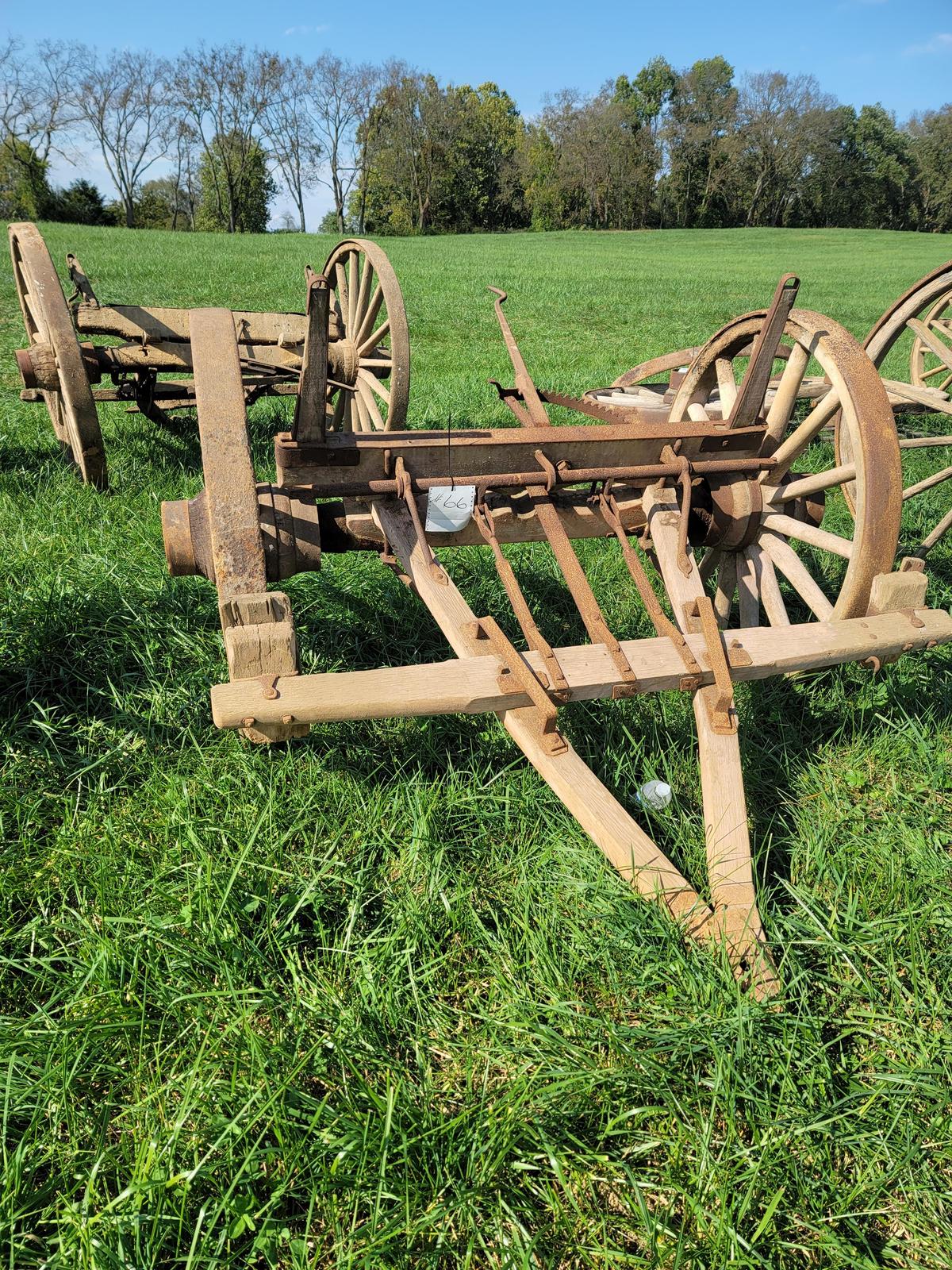 Wooden wagon wheels