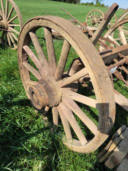 Wooden wagon wheels