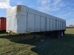 TBC flat w/sides used as grain trailer