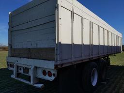 TBC flat w/sides used as grain trailer