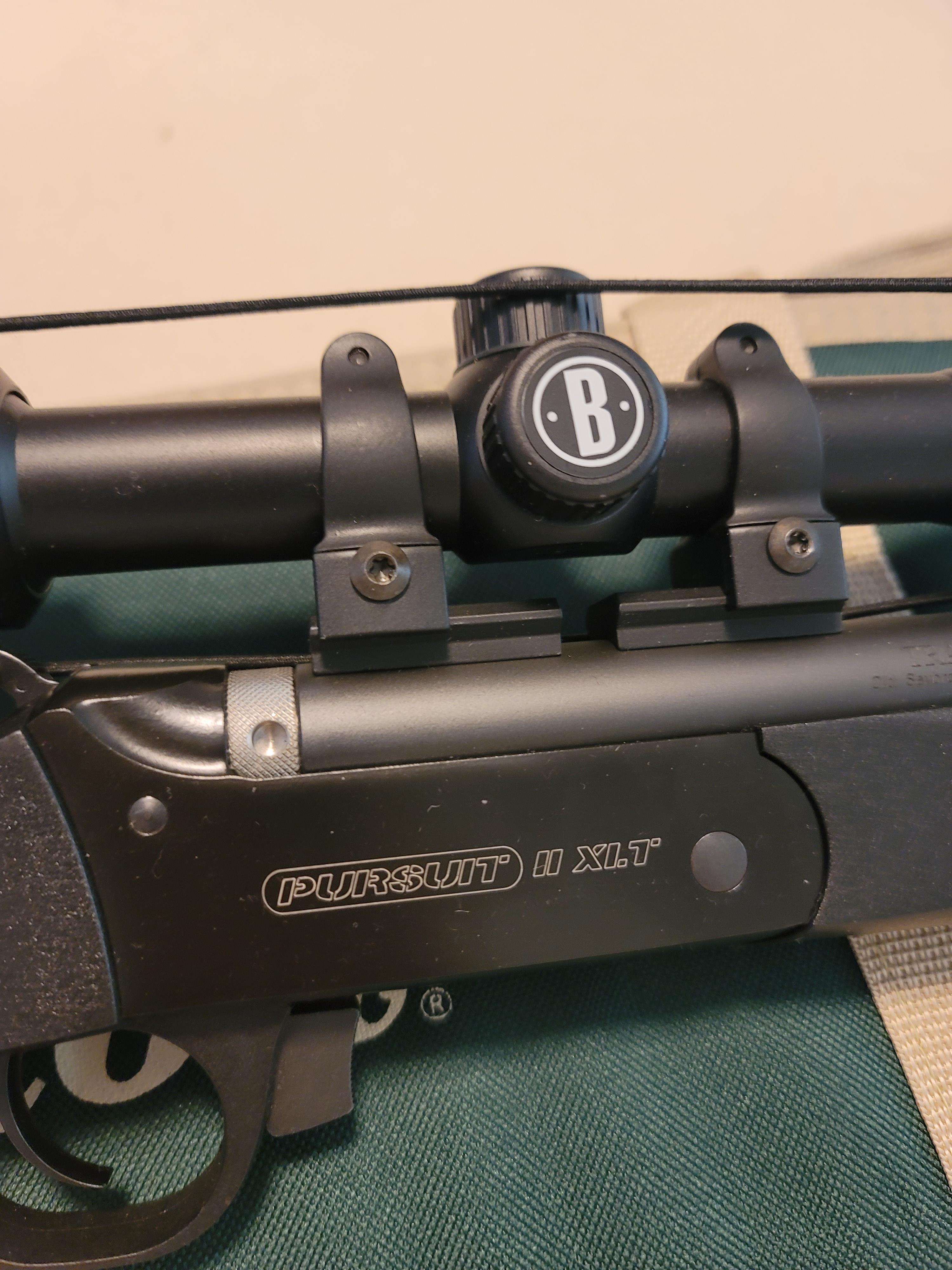 50 cal. Blackpowder inline, pursuit II XLT