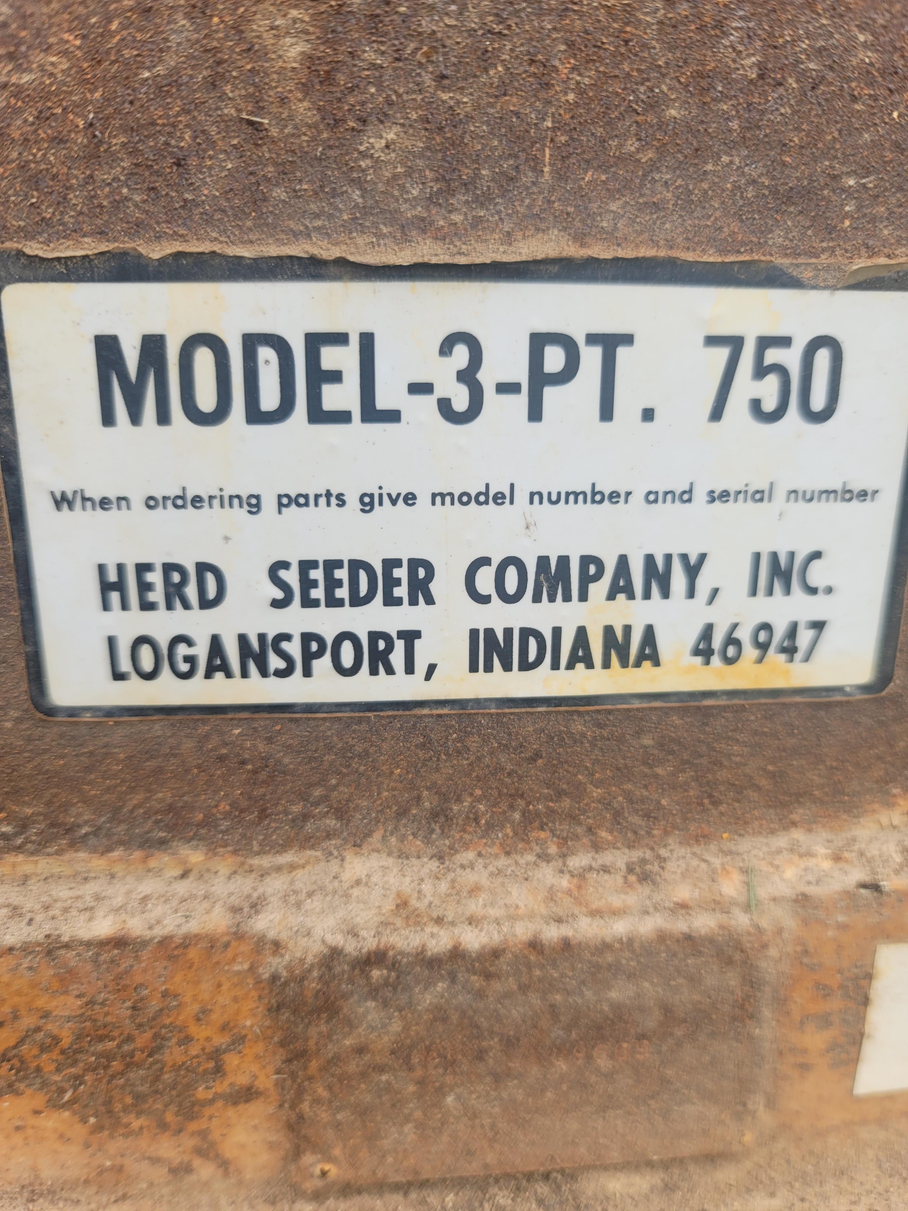 Herd seed broadcaster