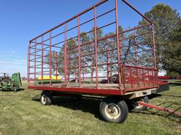 Pipe Frame hayrack, on Kory 6072 running gears