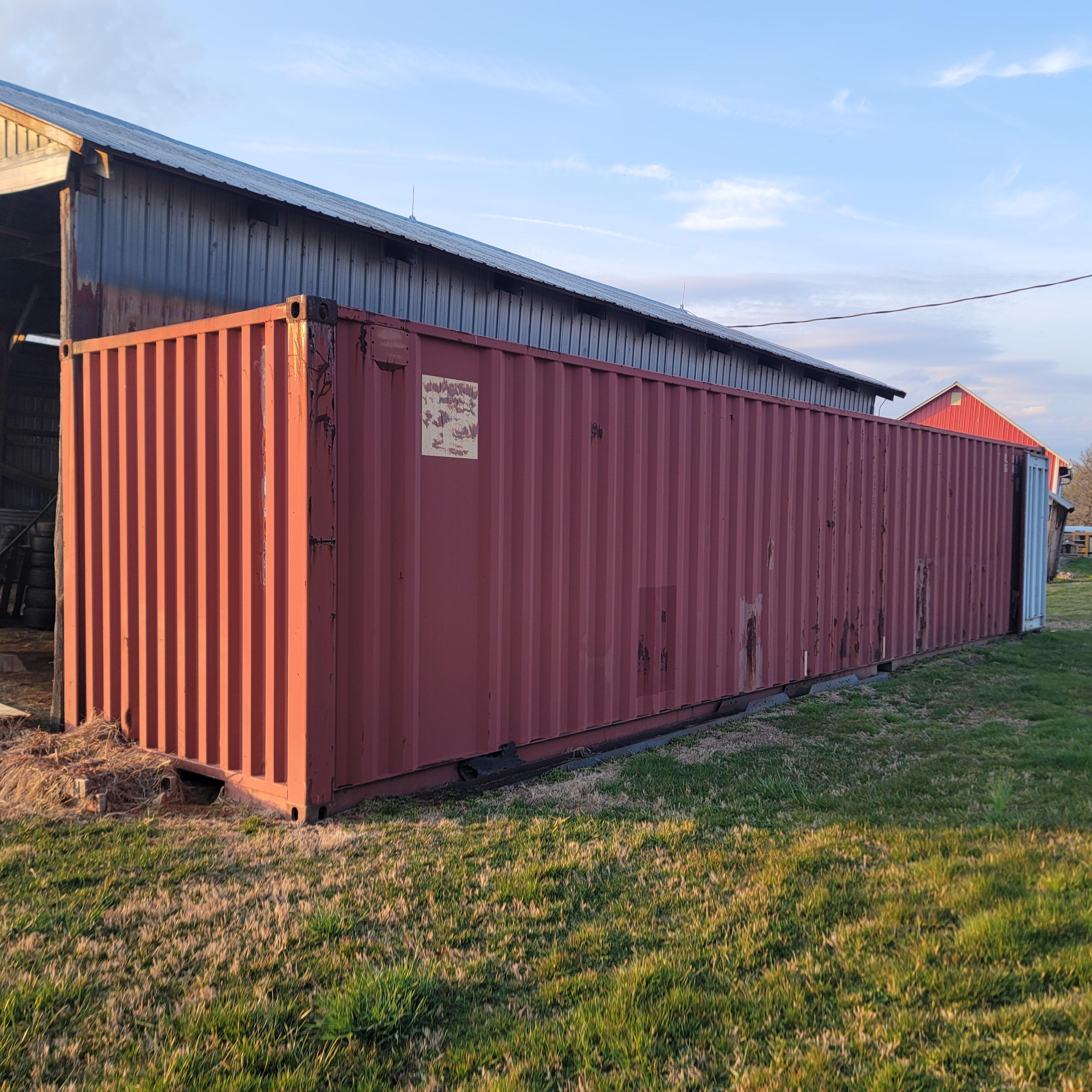 40' sea going container