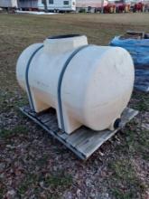 300 gallon water tank on a skid