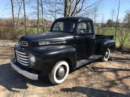 1949 Black Ford Truck F-1